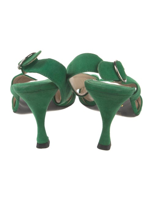Prada Suede Slingback Sandals