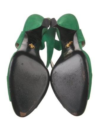 Prada Suede Slingback Sandals
