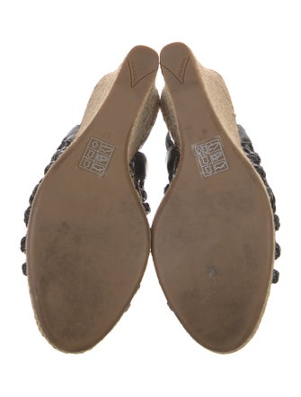 Prada Sport Leather Braided Accents Espadrilles