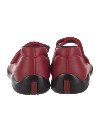 Prada Leather Mary Jane Flats
