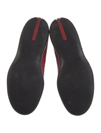 Prada Leather Mary Jane Flats