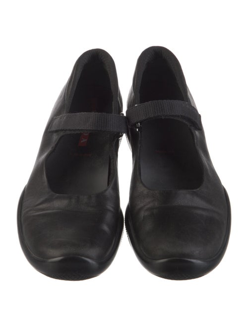 Prada Leather Mary Jane Flats