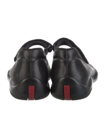 Prada Leather Mary Jane Flats