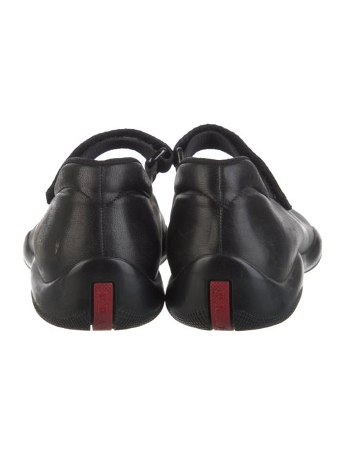 Prada Leather Mary Jane Flats
