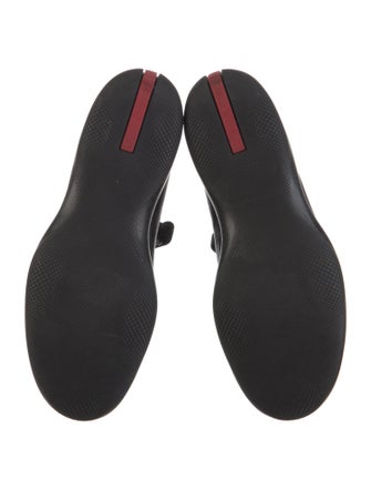 Prada Leather Mary Jane Flats