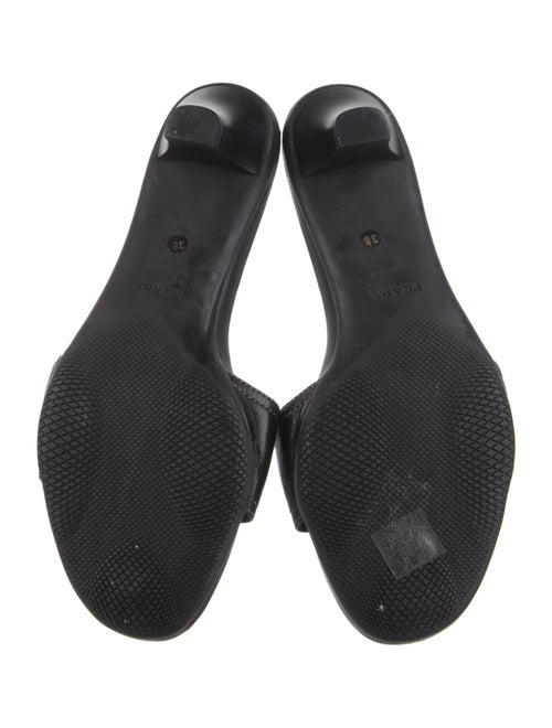 Prada Leather Slides