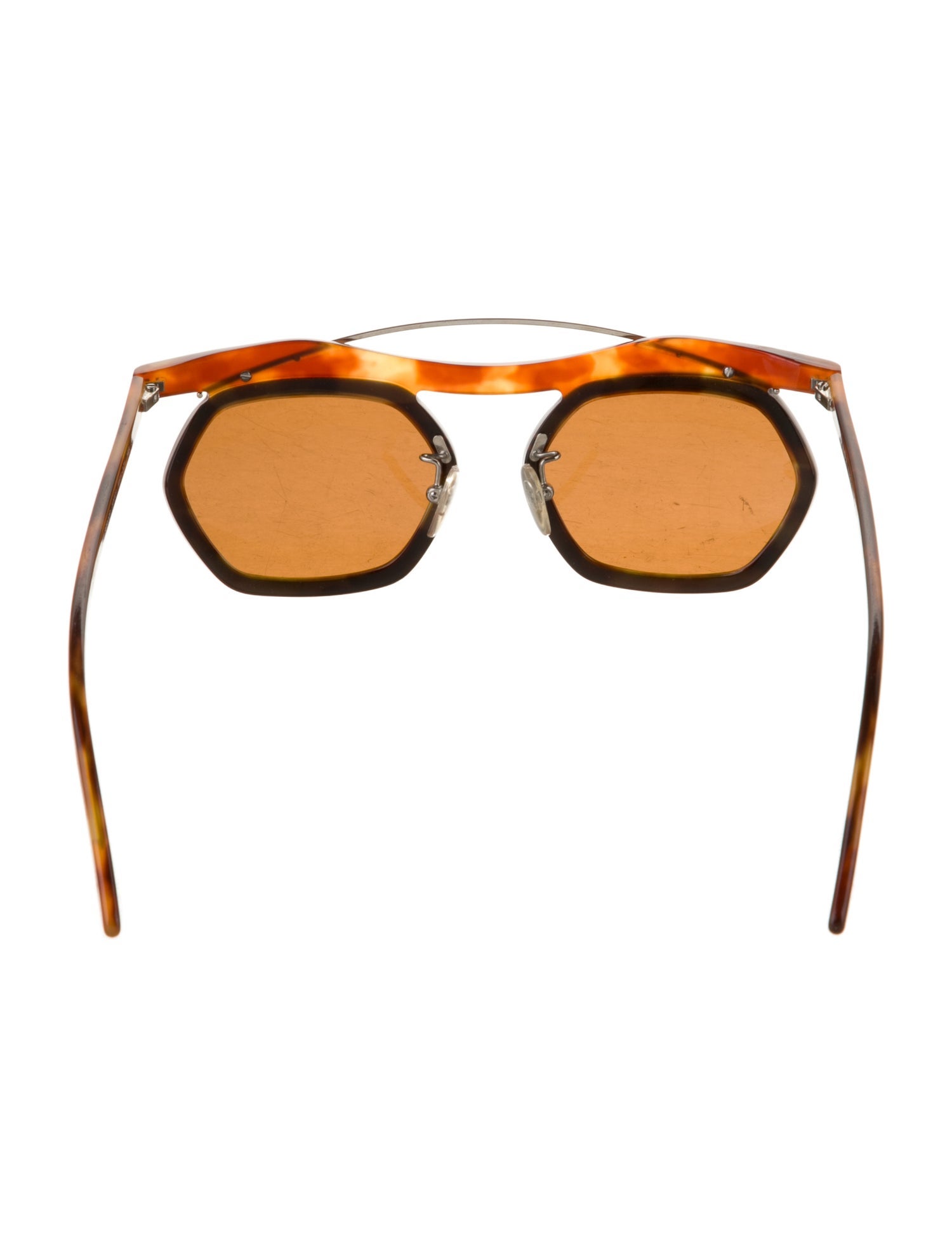 Prada Square Tinted Sunglasses
