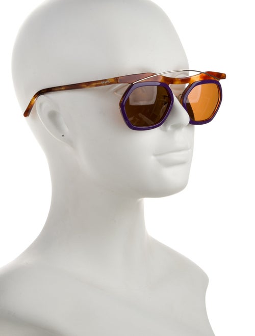 Prada Square Tinted Sunglasses