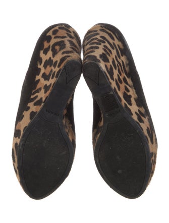 Prada Suede Animal Print Sandals
