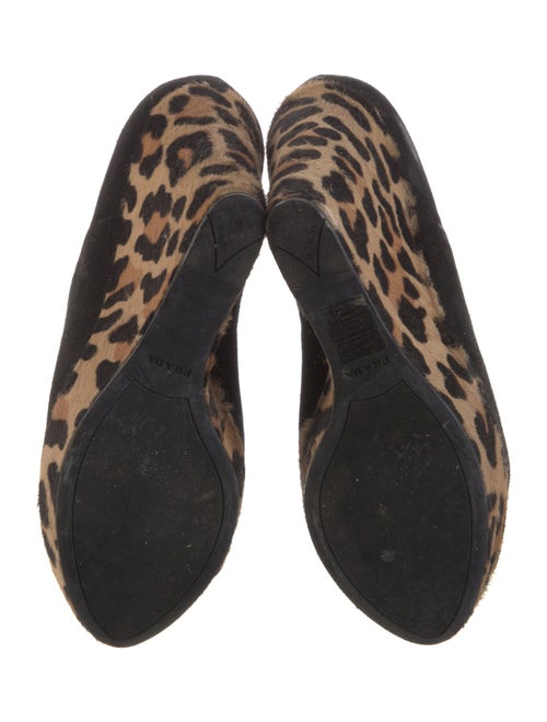 Prada Suede Animal Print Sandals