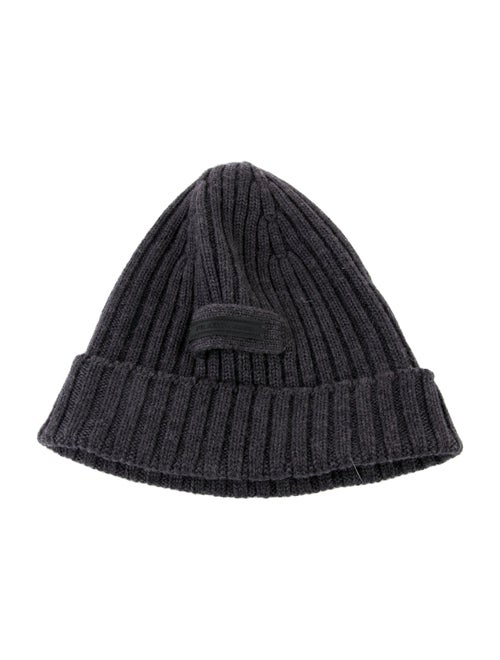 Prada Prada Ribbed Wool Beanie
