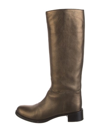 Prada Leather Riding Boots