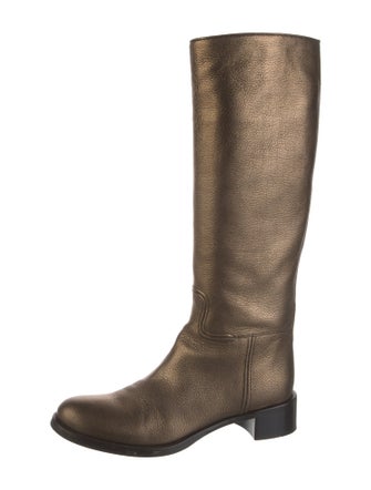 Prada Leather Riding Boots