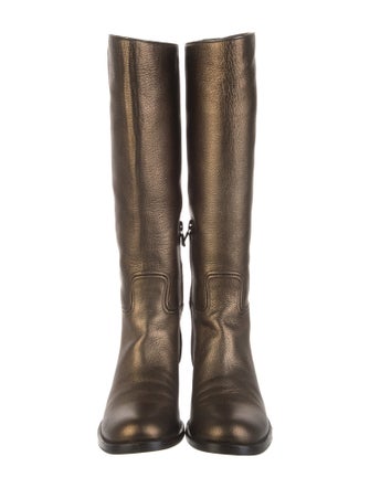 Prada Leather Riding Boots