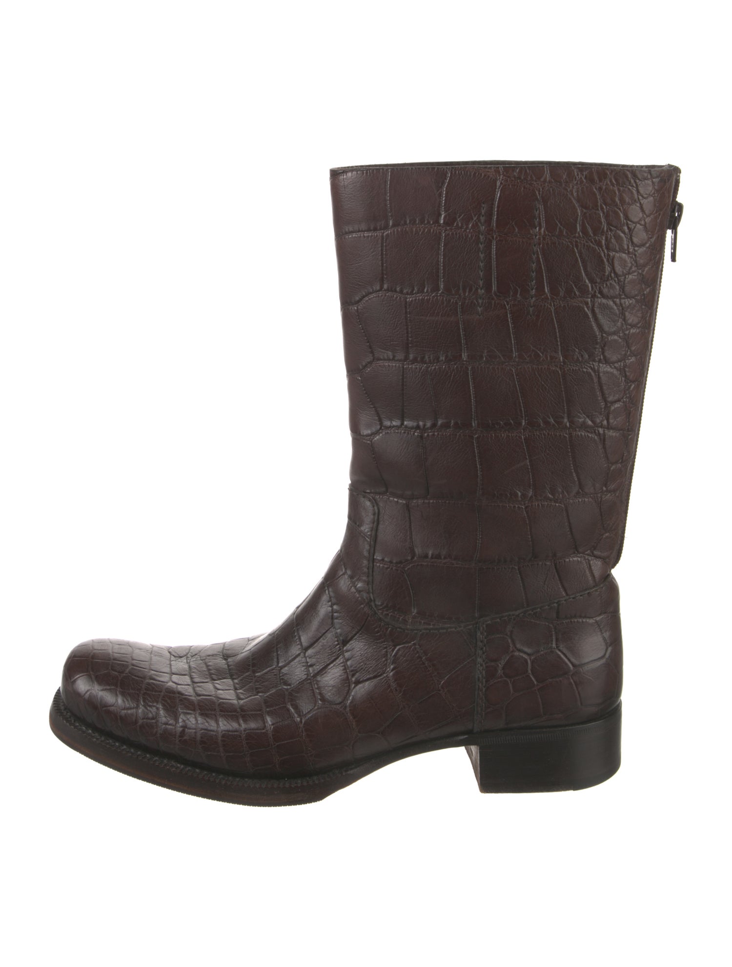 Prada Crocodile Boots