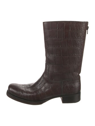 Prada Crocodile Boots