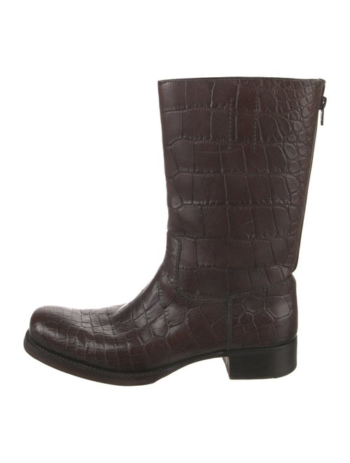 Prada Crocodile Boots