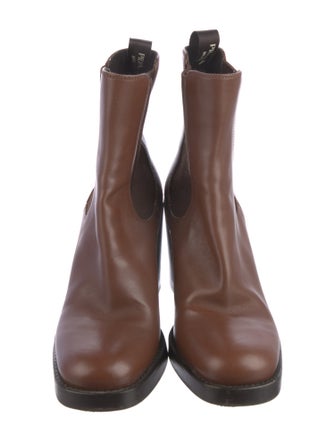 Prada Leather Chelsea Boots
