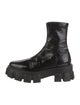 Prada Patent Leather Combat Boots