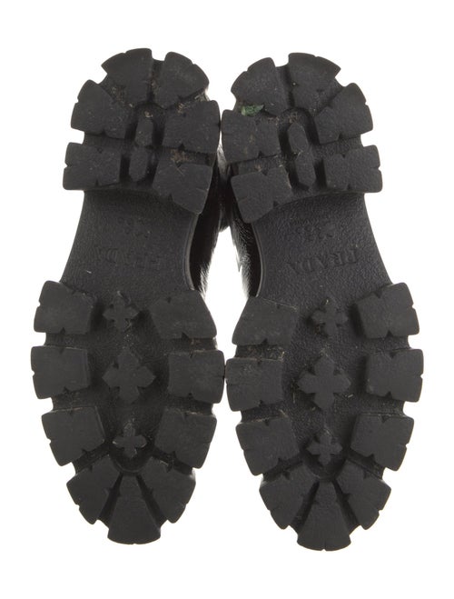 Prada Patent Leather Combat Boots
