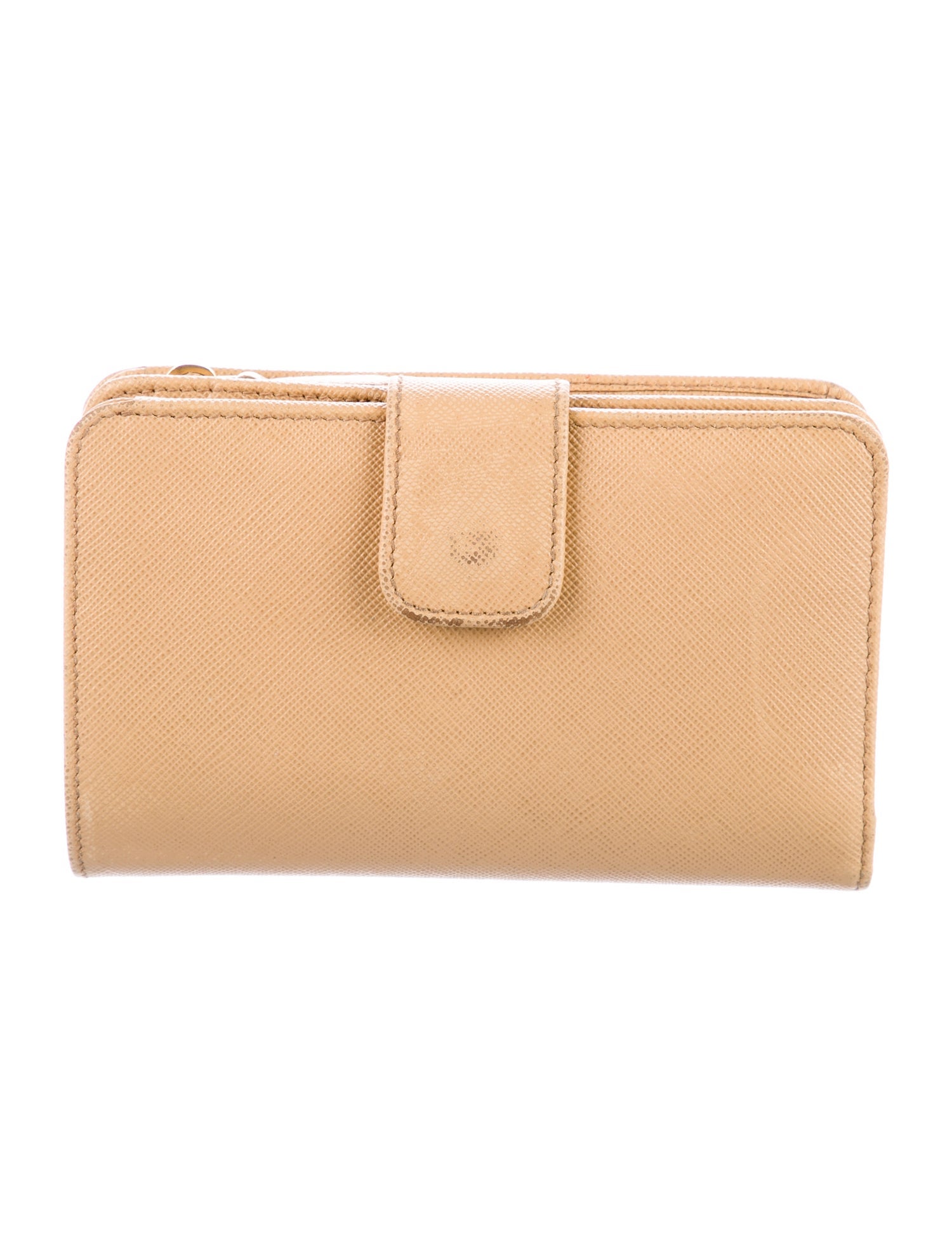 Prada Saffiano Metal Leather French Purse