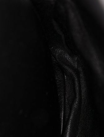 Prada Enameled Metal Triangle Top Handle Bag