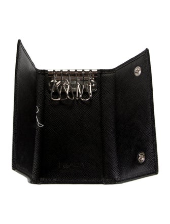 Prada Saffiano Leather 6-ring Key Holder
