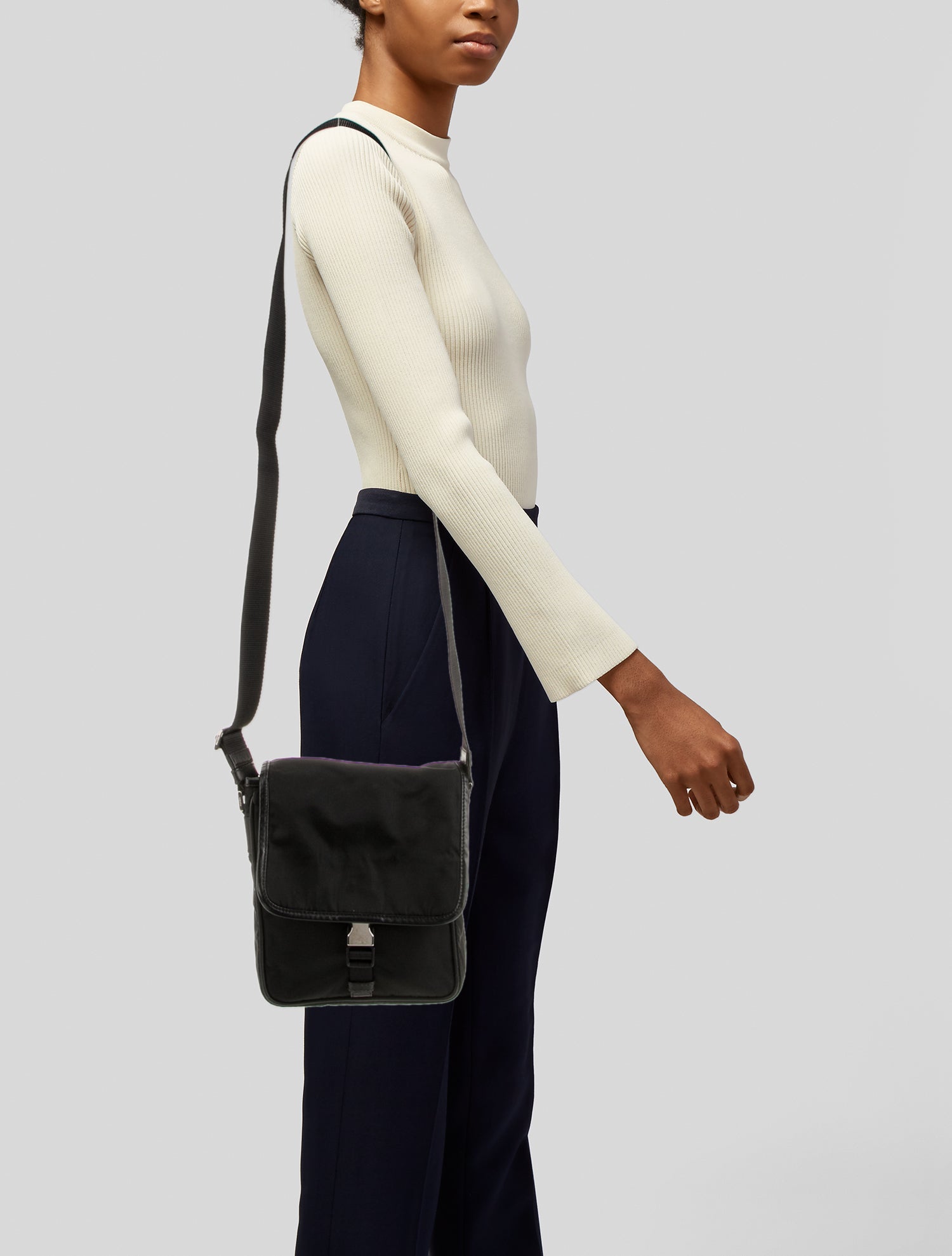 Prada Saffiano Leather Crossbody Bag