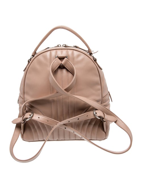 Prada Enameled Metal Triangle Impunture Diagramme Backpack