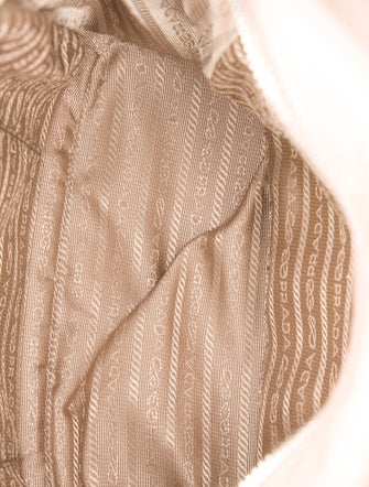 Prada Enameled Metal Triangle Impunture Diagramme Backpack