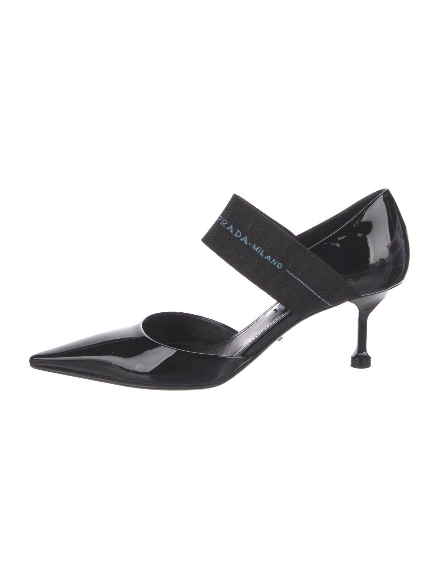 Prada Patent Leather D'Orsay Pumps