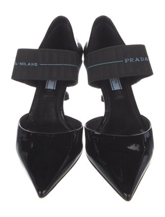 Prada Patent Leather D'Orsay Pumps