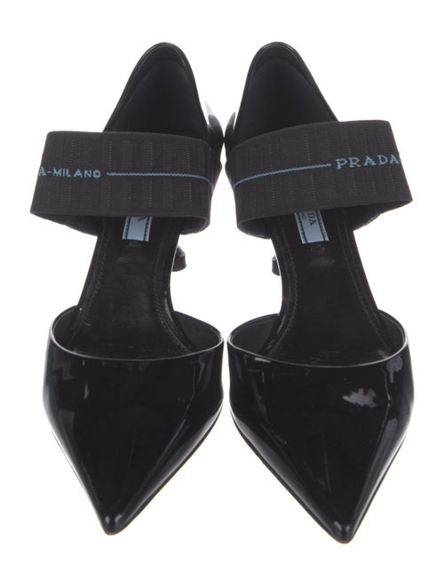 Prada Patent Leather D'Orsay Pumps