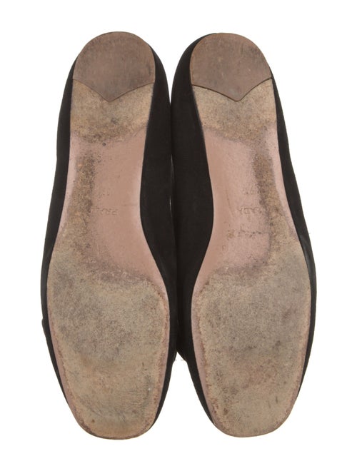 Prada Suede Bow Accents Flats
