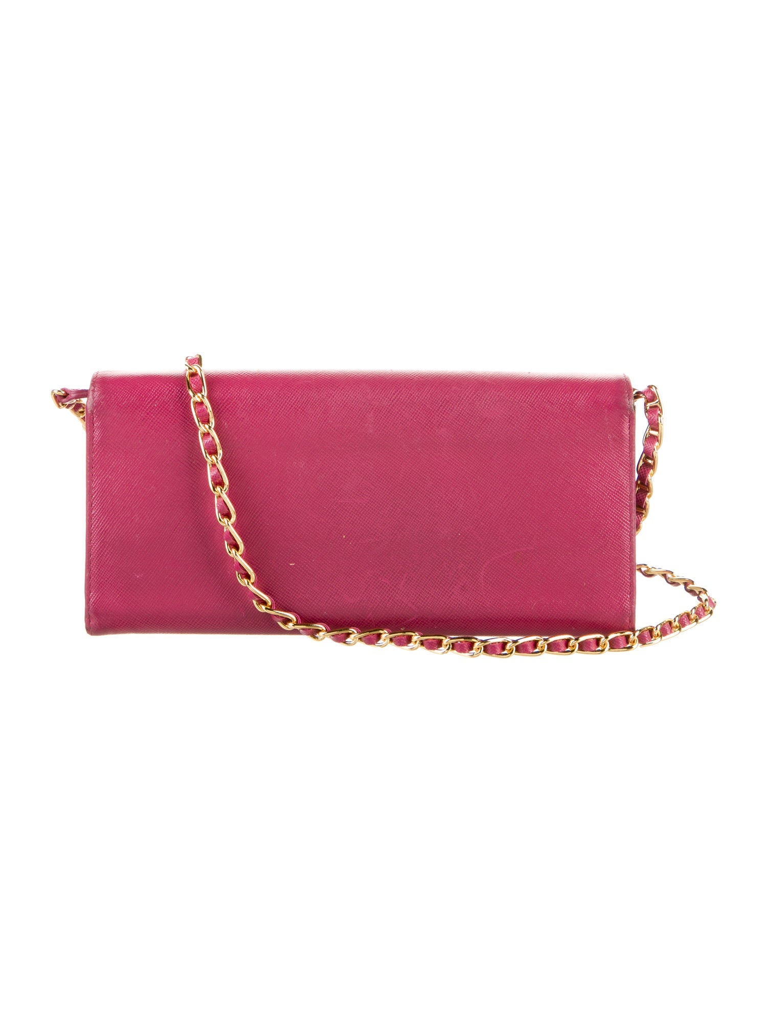 Prada Saffiano Leather Wristlet