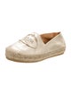 Prada Leather Colorblock Pattern Espadrilles