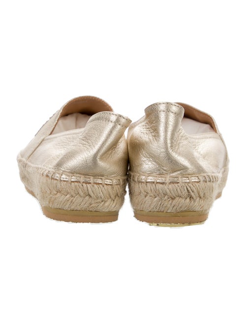 Prada Leather Colorblock Pattern Espadrilles