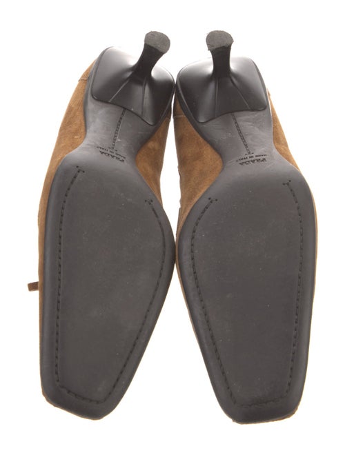 Prada Suede Bow Accents Pumps