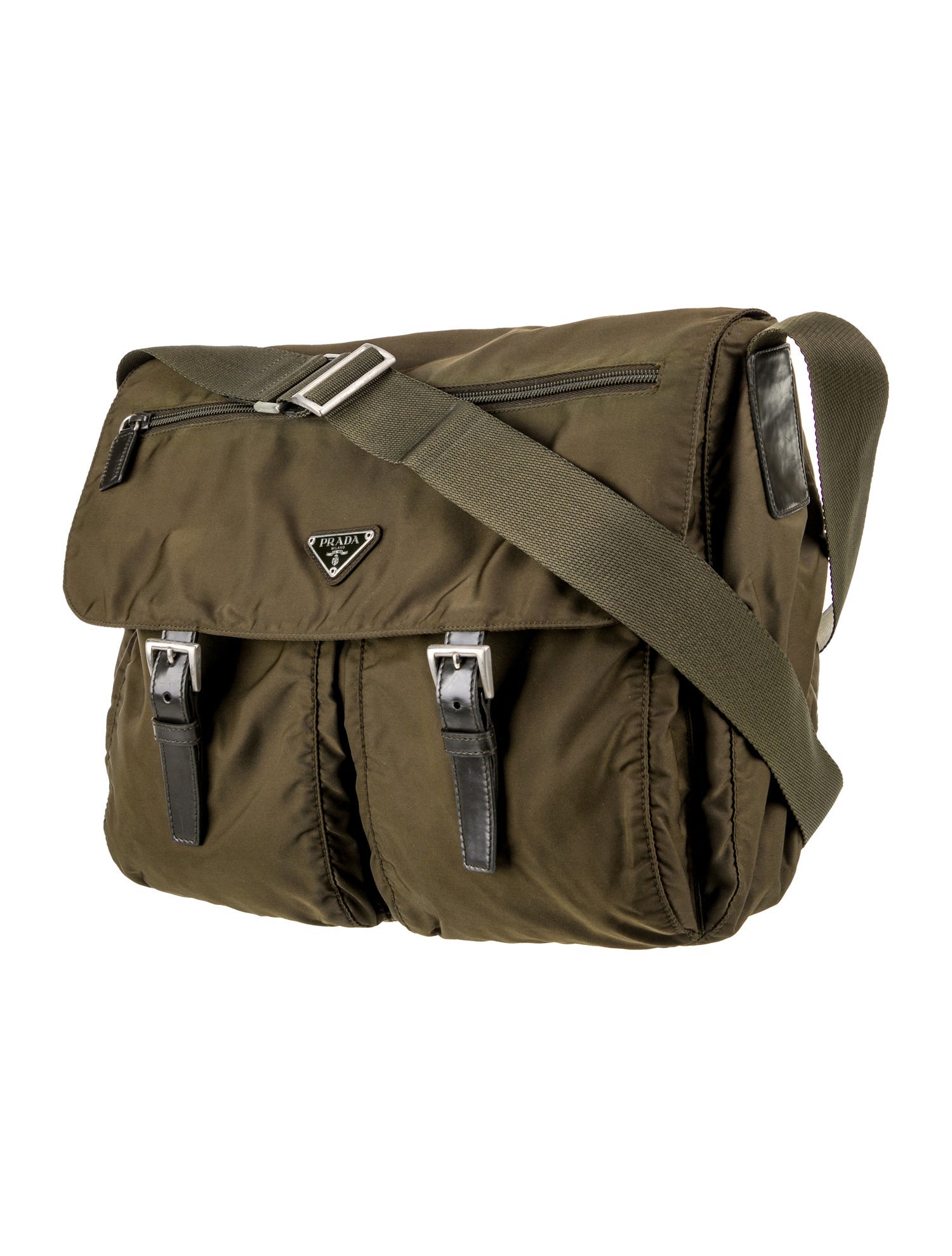 Prada Vela Nylon Crossbody Bag Vintage