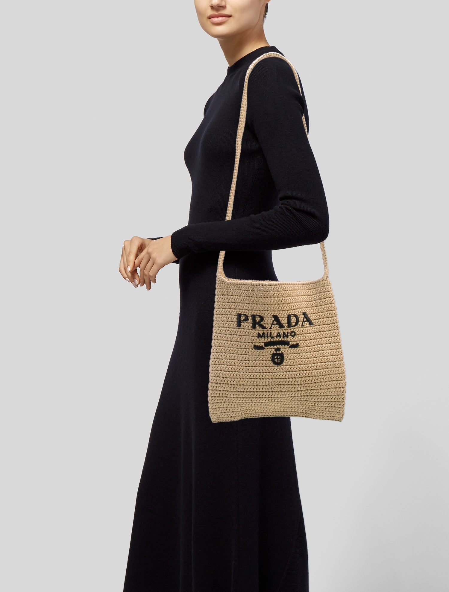 Prada Signature Shoulder Bag
