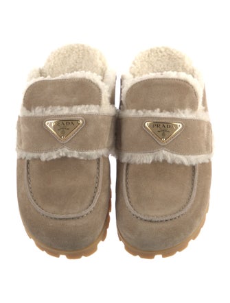 Prada Suede Mules