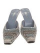 Prada Satin Sequin Embellishments Mules