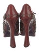 Prada Leather Printed Pumps