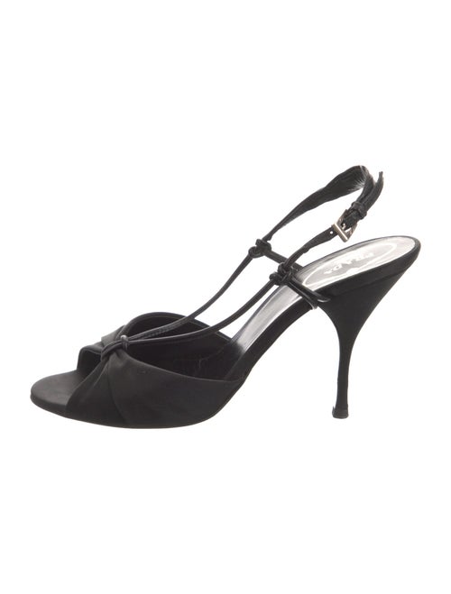 Prada Satin Slingback Sandals