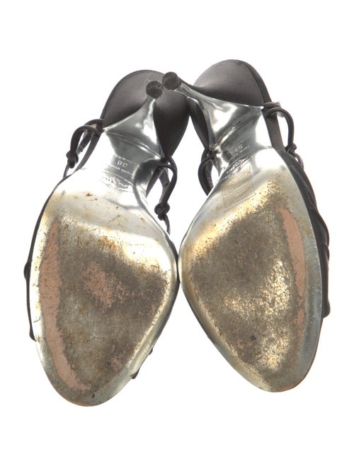 Prada Satin Slingback Sandals