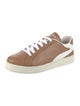 Prada Leather Colorblock Pattern Sneakers