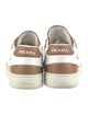 Prada Leather Colorblock Pattern Sneakers