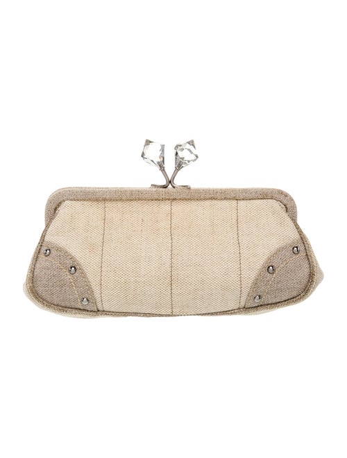 Prada Canvas Clutch