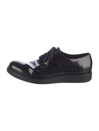 Prada Patent Leather Derby Shoes