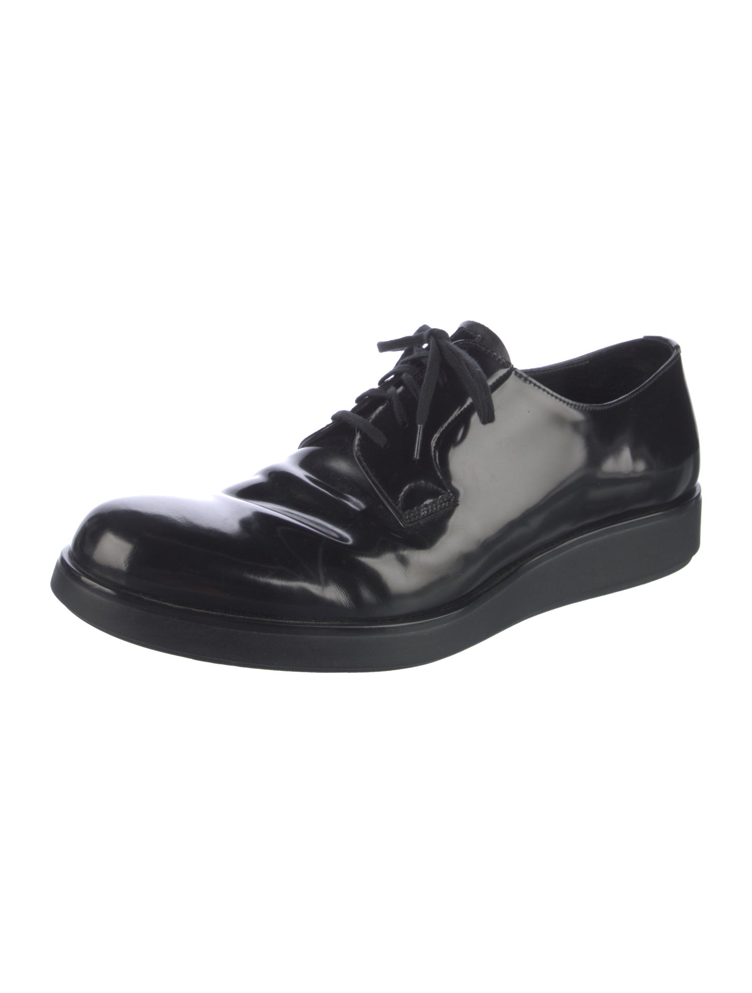 Prada Patent Leather Derby Shoes